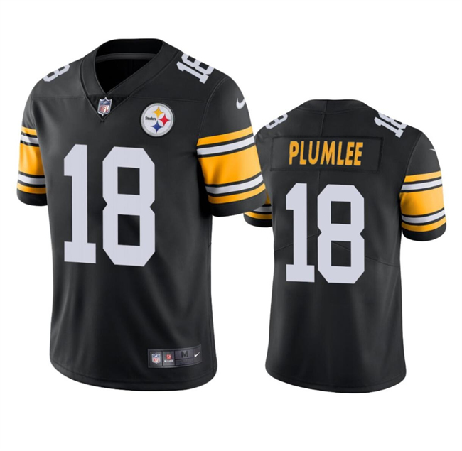 Youth Pittsburgh Steelers #18 John Rhys Plumlee Black Alternate Vapor Untouchable Limited Football Stitched Jersey